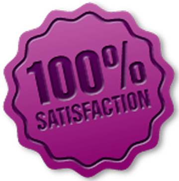 100% Satisfaction Badge
