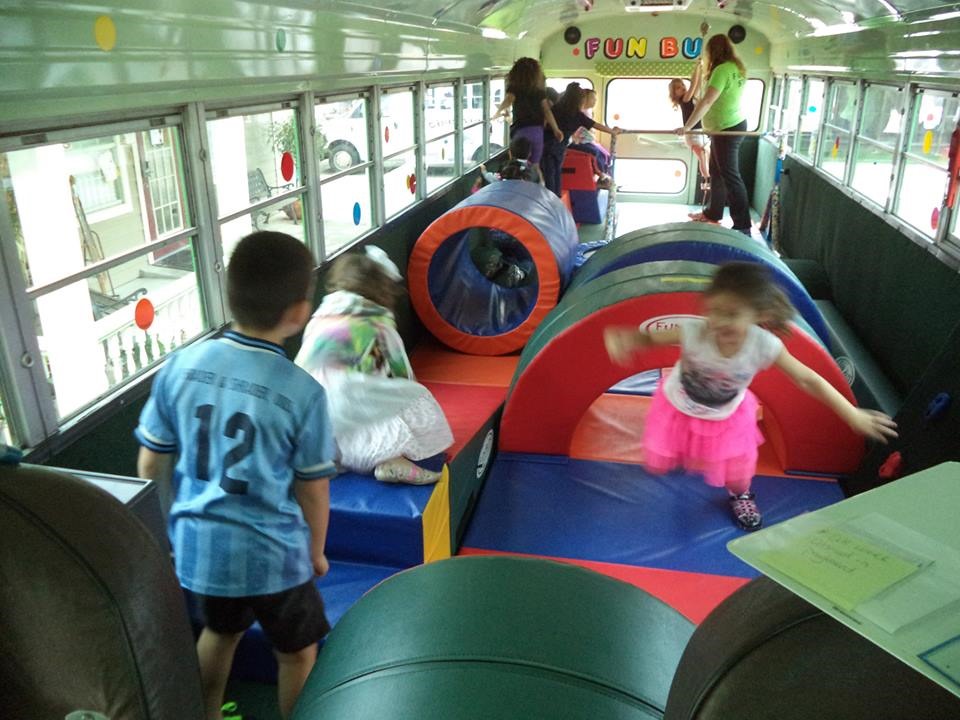 Fun Bus kids in action